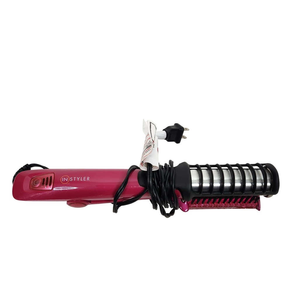 InStyler The Rotating Iron IS100.11 Pink 120V 50W Hair Styler Brush Curler Tool